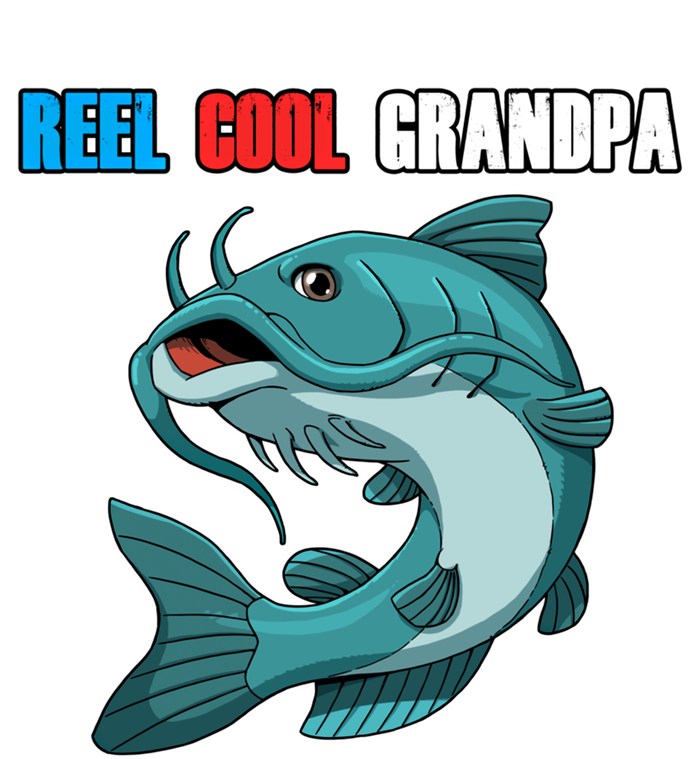 Reel Cool Grandpa Funny Gift Fathers Day Fishing Gift Poster