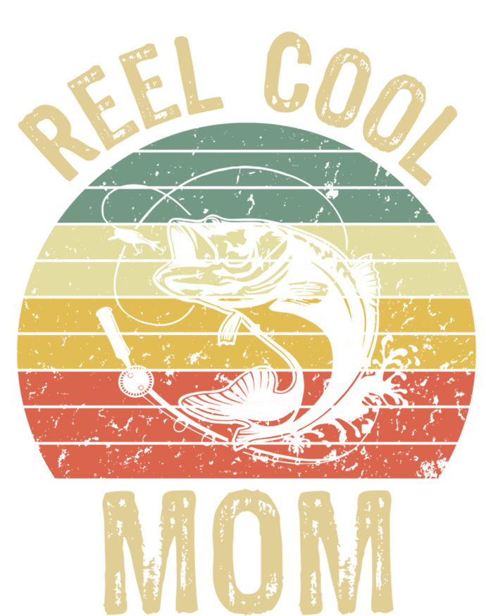 Reel Cool Mom Fishing Funny Gift Fishing Lovers Retro Gift Sweatshirt