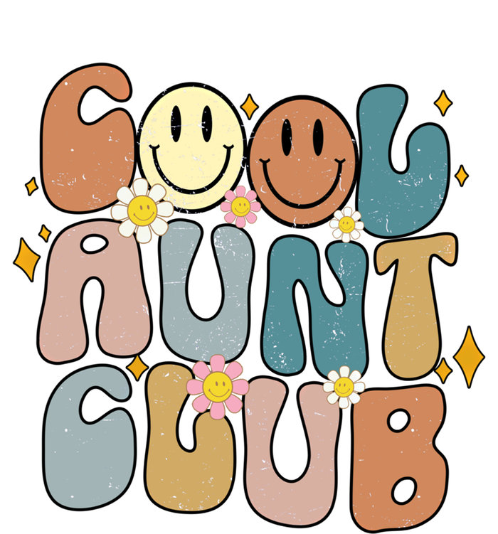 Retro Cool Aunt Club Groovy Colorful Aunties Funny Cute Gift T-Shirt