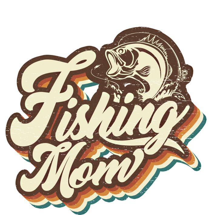 Retro Fishing Mom Sports Mama Mothers Day Gift T-Shirt