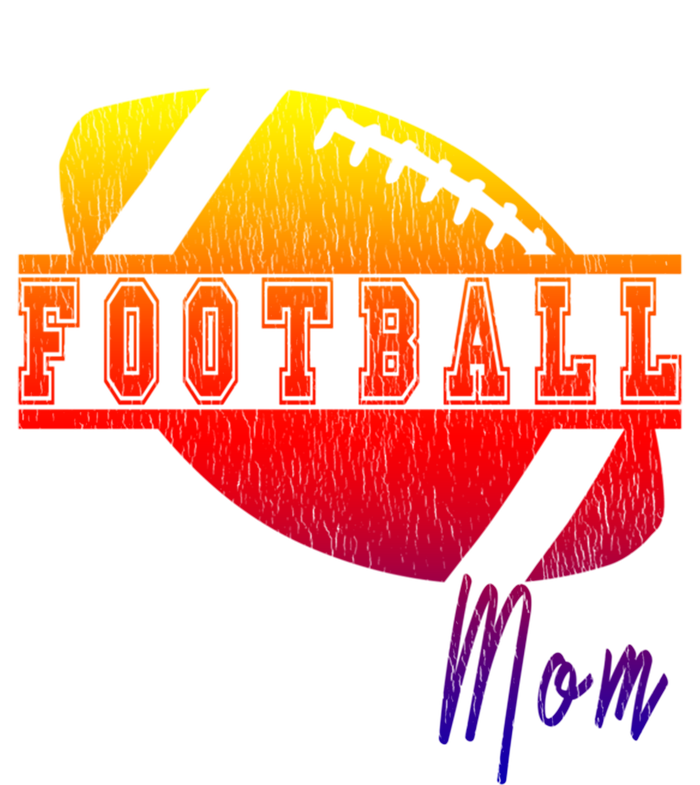 Retro Football Parent Design Meaningful Gift Matching Family Meaningful Gift Mom T-Shirt