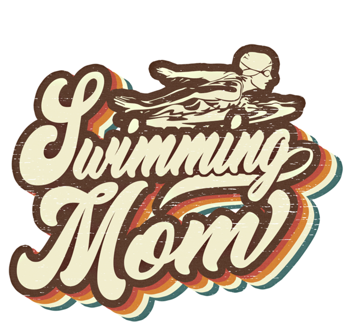 Retro Swimming Mom Sports Mama Mothers Day Gift T-Shirt