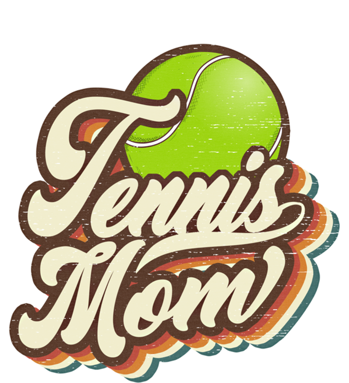 Retro Tennis Mom Sports Mama Mothers Day Gift T-Shirt