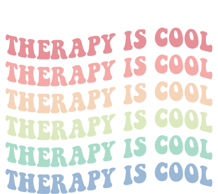 Retro Therapy Is Cool Funny Gift Cute Occupational Therapy Funny Gift Kids Long Sleeve Shirt