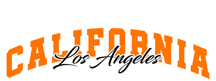 Los Angeles California Sporty Logo Tie Dye Hoodie