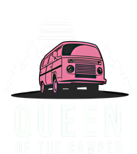 Wo Queen Of The Camper Rv Graphic Gift Cute Mom Camping Cute Gift Tall Hoodie