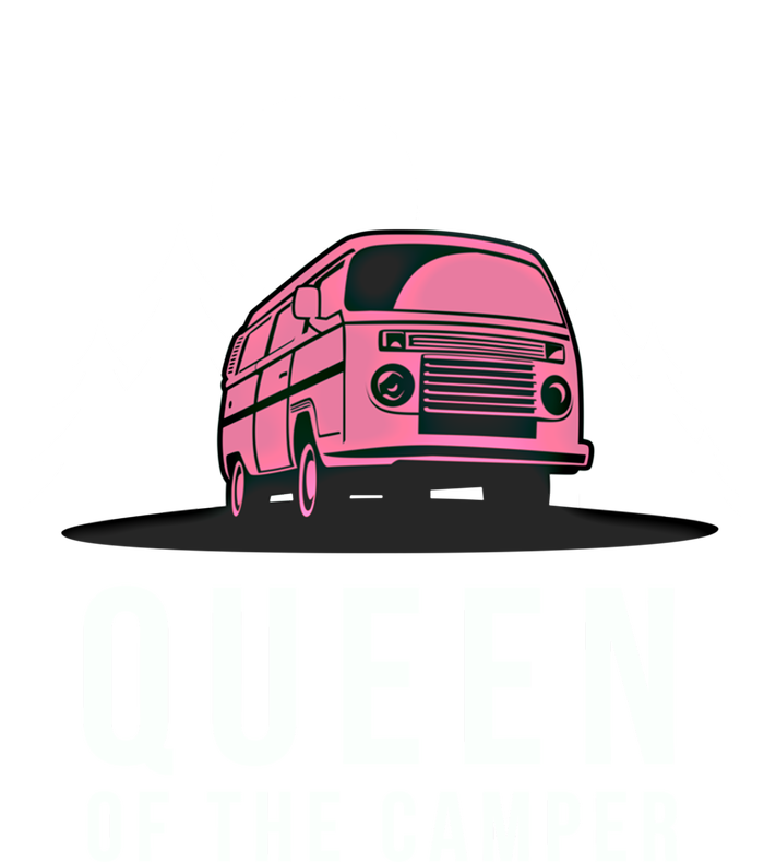 Wo Queen Of The Camper Rv Graphic Gift Cute Mom Camping Cute Gift Tall Hoodie