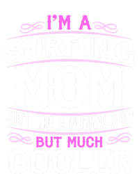 Wo Surfing Mom Cute Sporting Mom Gift Full Zip Hoodie