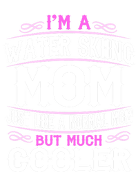 Wo Water Skiing Mom Cute Sporting Mom Gift Button