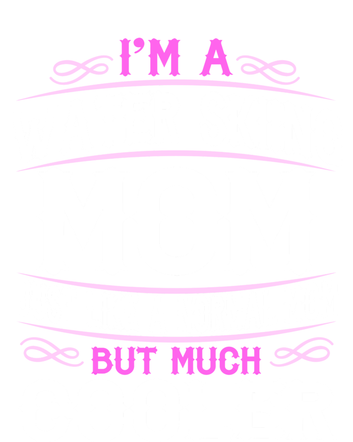 Wo Water Skiing Mom Cute Sporting Mom Gift Button