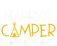 Happy Camper Fueled By Alcohol Funny Drinking Party Camping Toddler Fine Jersey T-Shirt