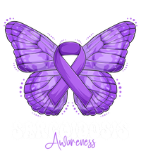 Sarcoidosis Awareness Month Purple Ribbon Butterfly Cool Gift Coaster