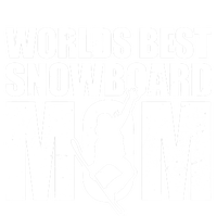 Worlds Best Mom Design Snowboarding Gift T-Shirt