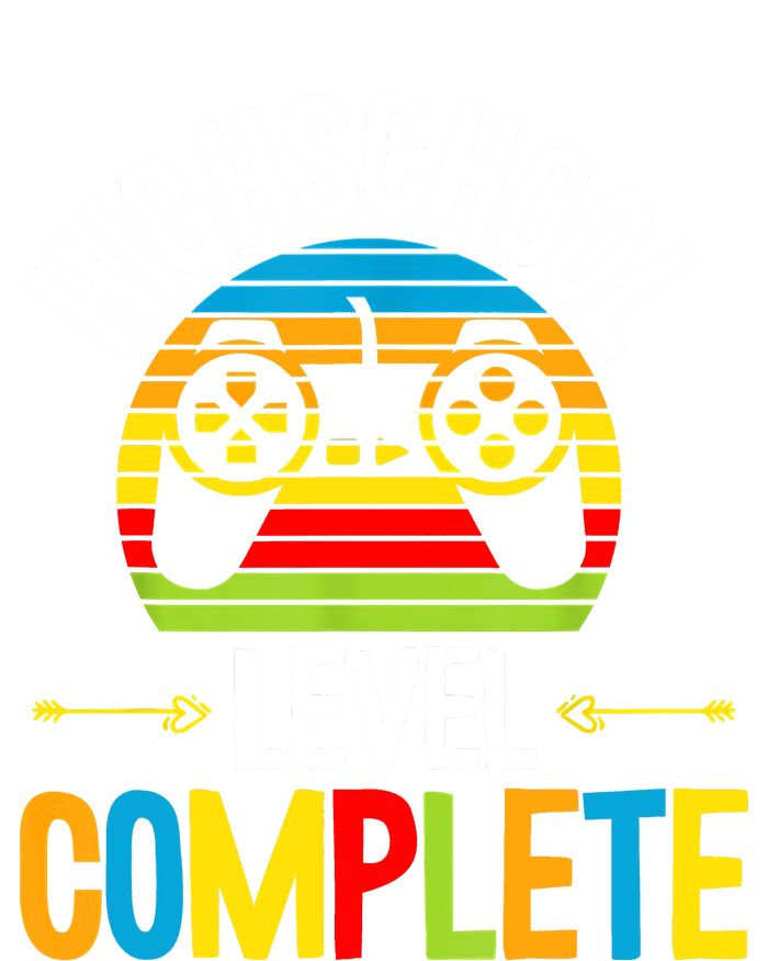 High School Level Complete Graduation Gamer Grad Student T-Shirt