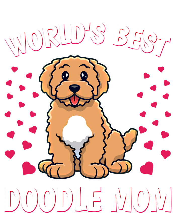 World's Best Doodle Mom Goldendoodle Mama Mother Gift Ladies Long Sleeve Shirt