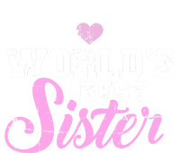 World's Best Sister Funny Gift Valucap Bio-Washed Visor