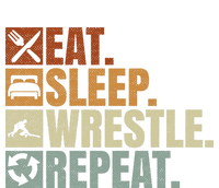 Wrestling Fans Wrestling Lovers Eat Sleep Wrestle Repeat Gift T-Shirt