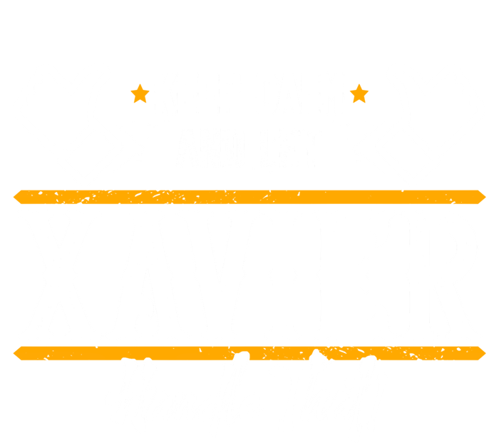 Xavier Keep Calm And Let Xavier Handle That Gift Women's Tri-Blend 3/4-Sleeve Raglan Shirt