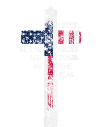 I Kneel At The Cross And Stand At The Flag Men Women Women's Perfect Tri Rocker Tank