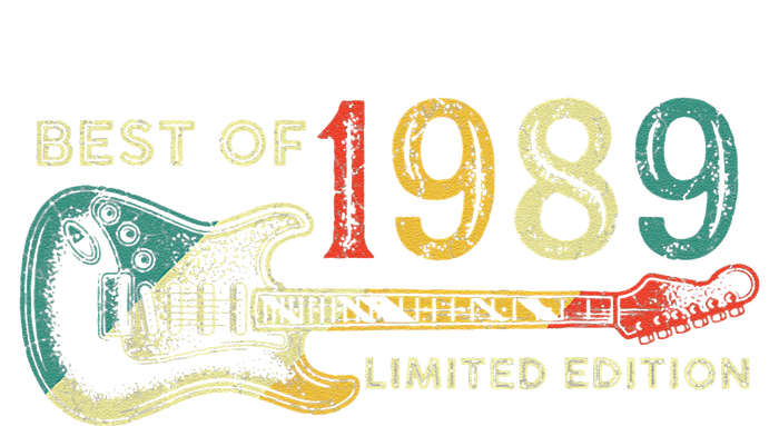 Retro 1989 Electric Guitar Birthday Guitarist Vintage 80s Softstyle Adult Sport Polo