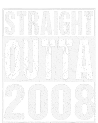 Straight Outta 2008 15th Bithday GIft 15 Years Old Birthday T-Shirt