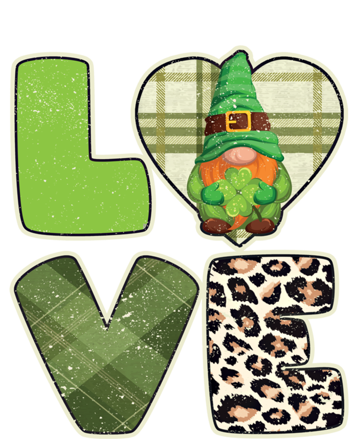 St Patricks Day Lucky Gnome Love Leopard Plaid Shamrock Gift 16 in Basic Backpack