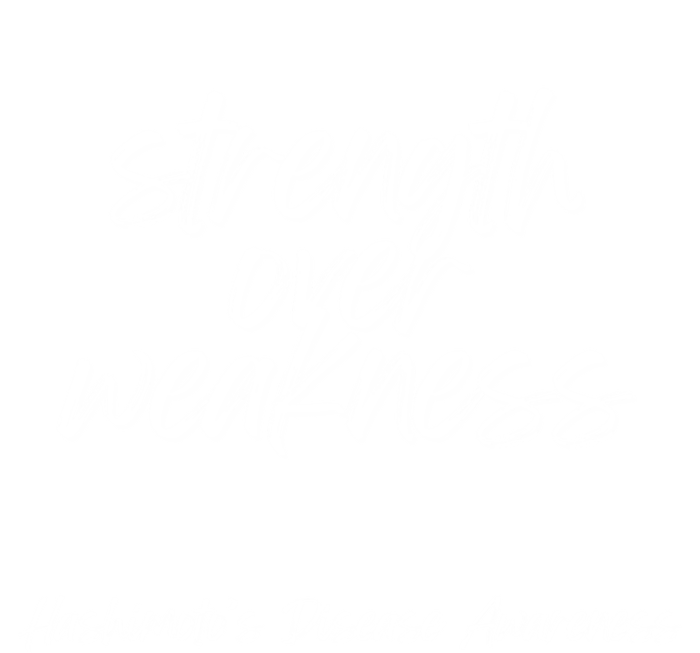 Strength Over Weakness Gift Hashimoto’s Disease Awareness Gift T-Shirt