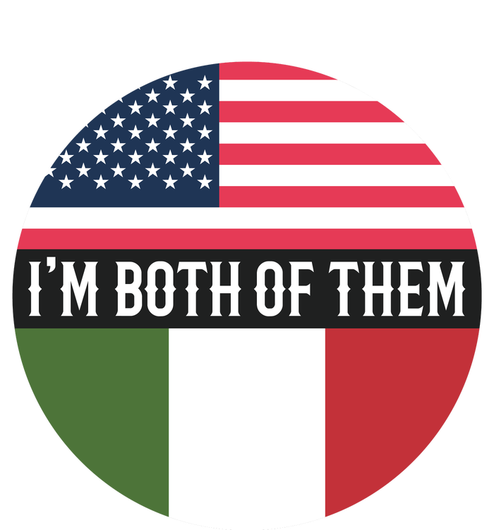 I Am Both Of Them American And Italian Flags Tall Hoodie