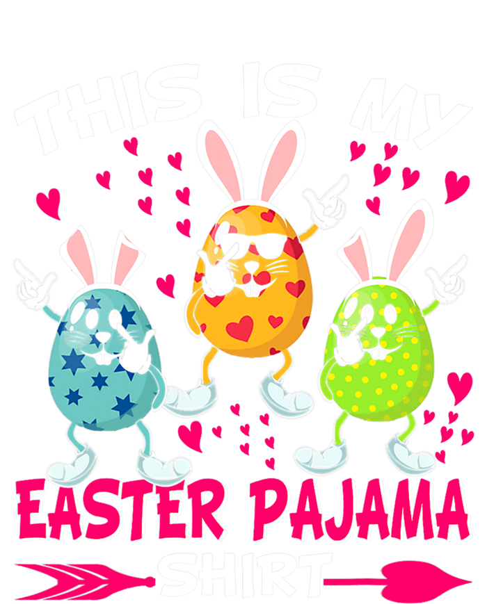 This Is My Easter Pajama Gift Dabbing Bunny Easter Egg Cute Gift Sweatshirt Cinch Pack Bag