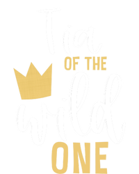 Tia Of The Wild One Matching 1st Birthday First Thing Aunt Gift Women's Tri-Blend 3/4-Sleeve Raglan Shirt