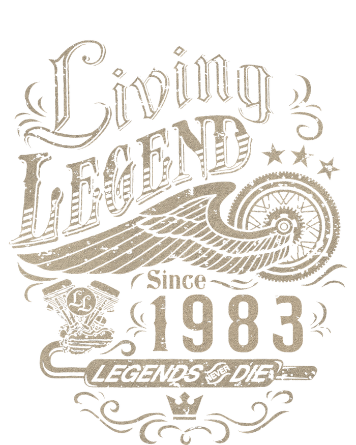 Vintage 40th Birthday For Living Legend Since 1983 T-Shirt