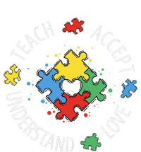 Teach Accept Understand Love Autism Teacher T-Shirt