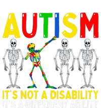 Dabbing Skeleton It's A Different Ability Autism T-Shirt