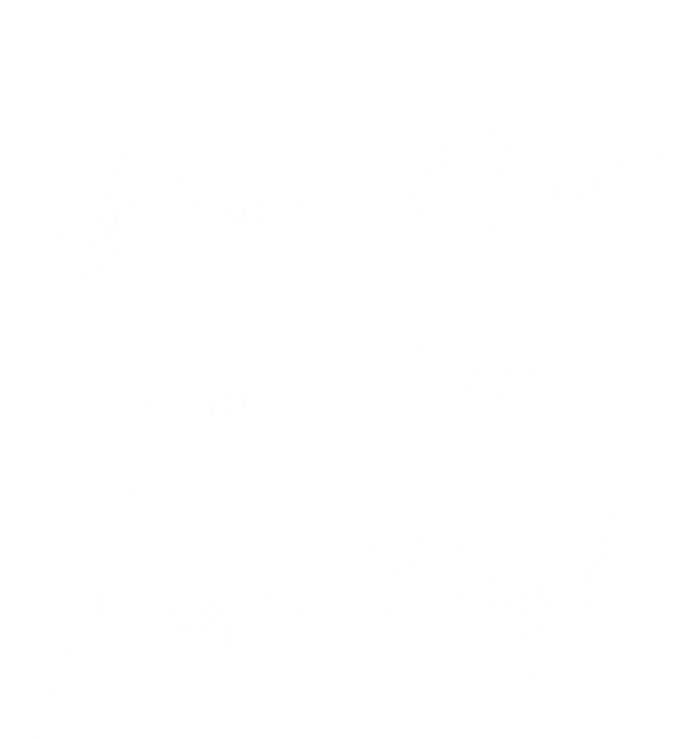 Wears Black Loves Dogs Avoids People Cool Gift Dog Gift T-Shirt