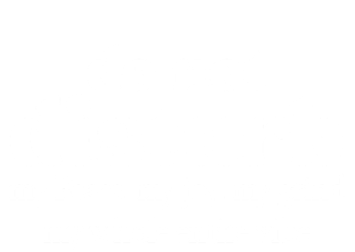 Do Not Disturb My Peace My Joy My Grind My Whole Entire Vibe T-Shirt