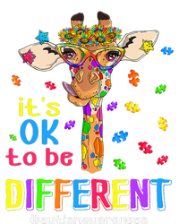 Giraffe It's Ok To Be Different ASD Awareness Button