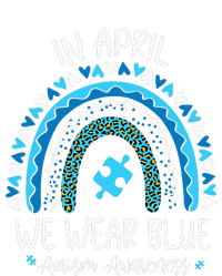 In April We Wear Blue Rainbow asd Awareness Tall Long Sleeve T-Shirt