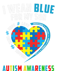 I Wear Blue For My Son Autism Awareness month Bumper Sticker