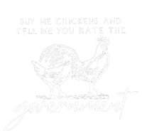 Buy Me Chickens And Tell Me You Hate The Government Womens Funnel Neck Pullover Hood