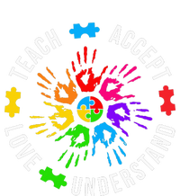 Accept Love Understand Teacher Autism Awareness Tie Dye Hoodie