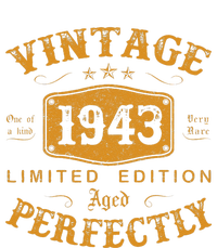 Vintage 1943 Limited Edition 80 Year Old Birthday Gifts Cooling Performance Crew T-Shirt