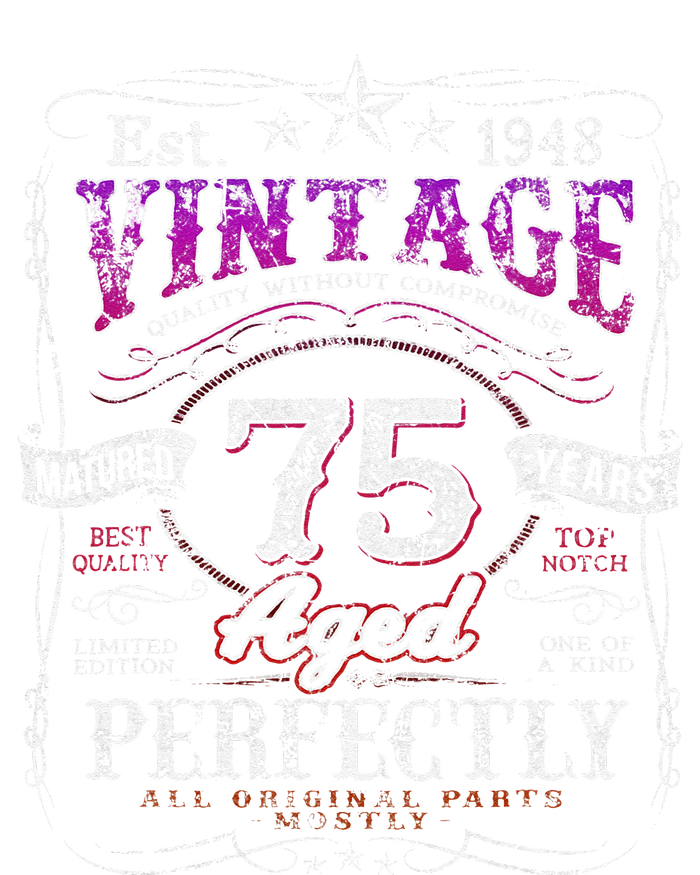 Vintage 1948 Limited Edition 75 Year Old 75th Birthdays T-Shirt