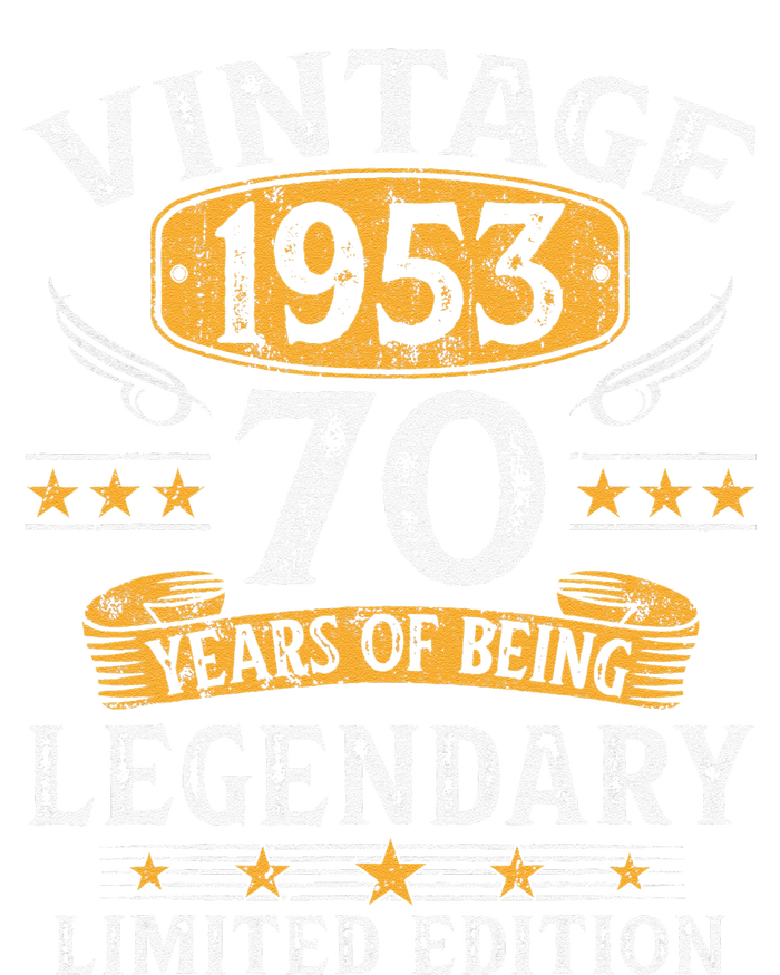 Vintage 1953 Limited Edition 70 Year Old Birthday Gifts T-Shirt