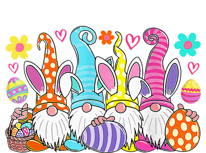 Bunny Spring Gnome Easter Egg Hunting And Basket Bumper Sticker