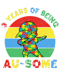 Autism Awareness Dabbing Awesome 3 Year Old 3rd Birthday T-Shirt