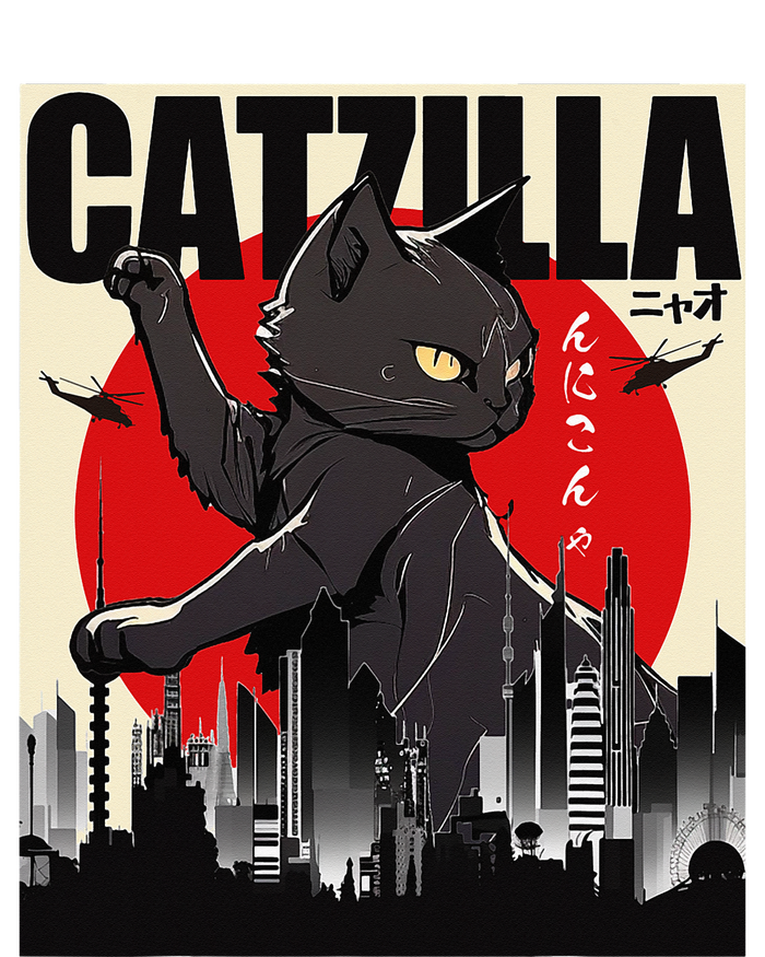 Catzilla Funny Cat Funny Cat Lover animal T-Shirt