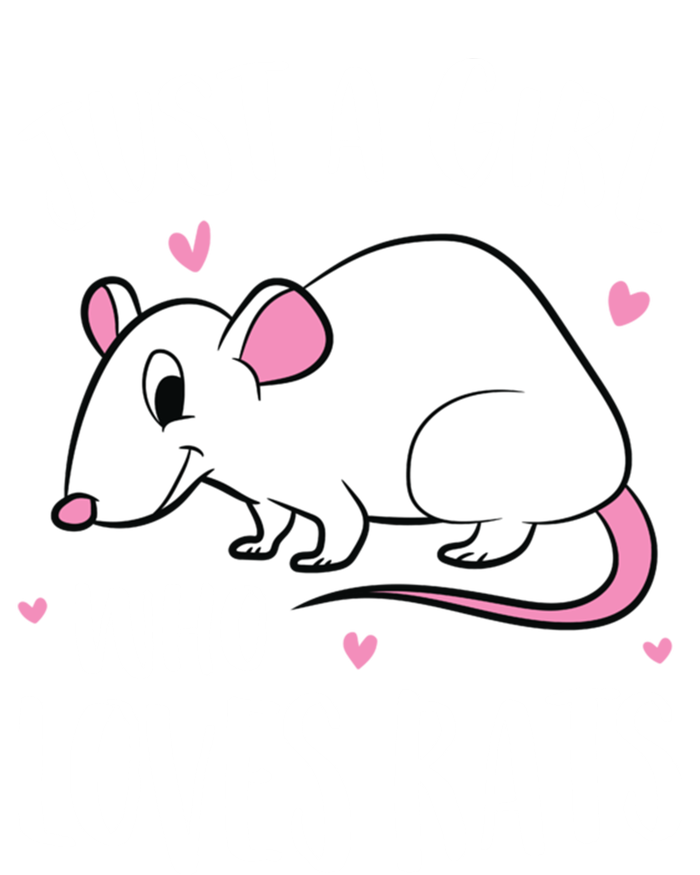 Just A Who Loves Rats Funny Rat Gift Kids Hoodie