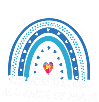 Kinds Of Minds Puzzle April Blue Rainbow Autism Awareness Meaningful Gift Mesh Reversible Basketball Jersey Tank