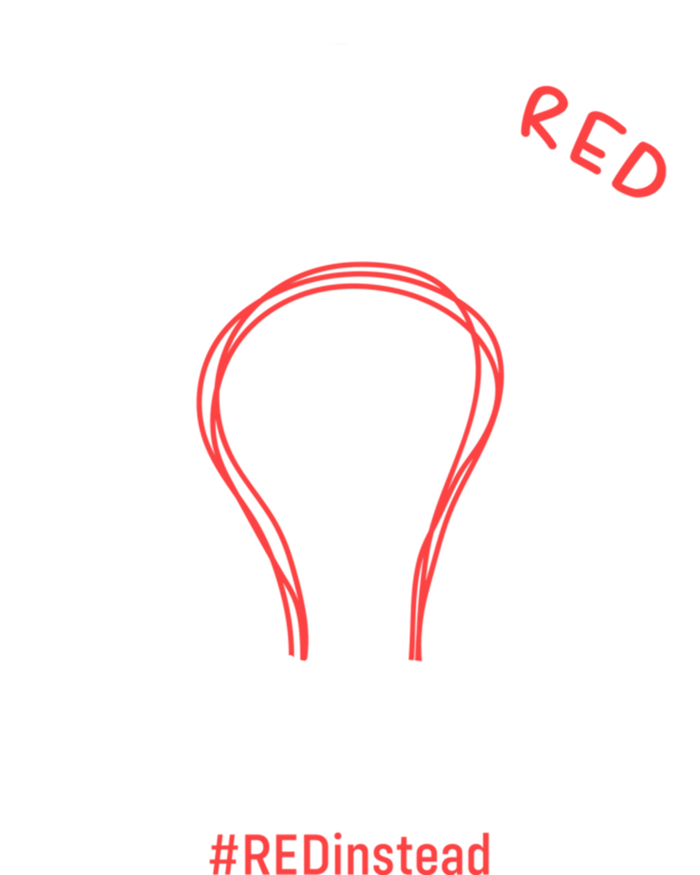 Light It Up Red Instead Acceptance Of Autism Gift T-Shirt