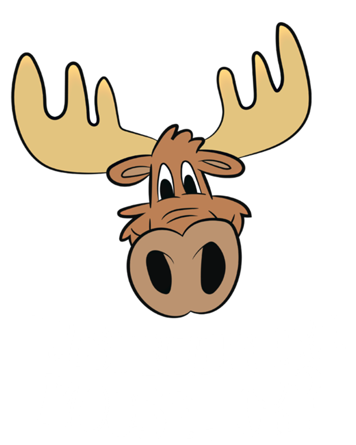 I Just Really Like Moose Okay Funny Moose Gift Zip Tote Bag